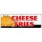 Signmission CHEESE FRIES BANNER SIGN french fries bacon cheddar cheese ranch melted B-72 Cheese Fries - alternate 1